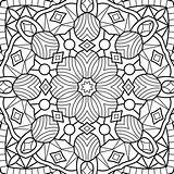 Henna Medallion Antistress Coloring Indian sketch template