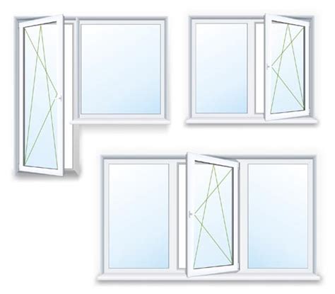 plastic window design template vector