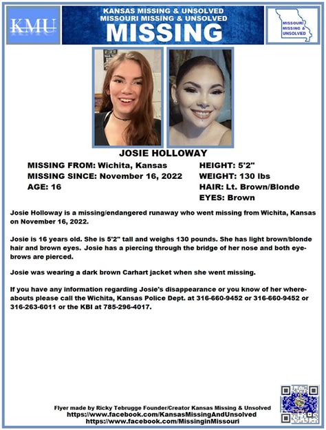 Crime Archive On Twitter Rt Kansasmissing Missing Person Missing