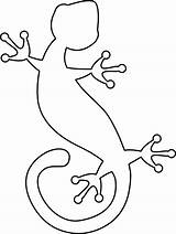 Gecko Lizard Clker Aboriginal Australie Gabarit Dot Colorier Mosaicos Ecole Lagartijas Activité Porcelaine Galet Mâché Pochoir Manuelle Visuels Papier Stencils sketch template