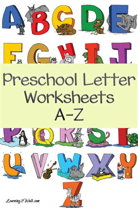 preschool letter worksheets     kids preschool letters letter activities