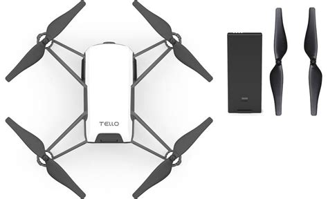 dji tello bundle includes quadcopter extra battery   replacement propellers  crutchfield