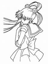 Sailor Moon Coloring Pages Princess sketch template