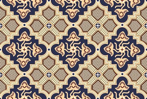 premium vector indonesia batik motif