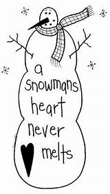 Christmas Snowman Quotes Primitive Patterns Printable Snowmen Pattern Little Stitchery Will Poem Five Bing Prim Winter Printablee sketch template