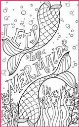 Galentine Mermaids Pals sketch template
