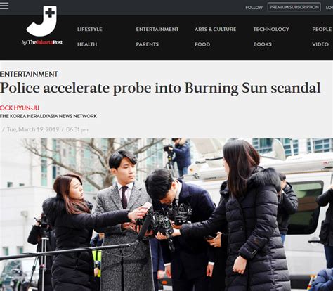 Police Accelerate Probe Into Burning Sun Scandal Kpop Forum