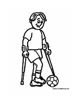 Coloring Pages Needs Special People Children Disabilities Kids Printable Worksheets Disability Colouring Crutches Activities Sports Kid الخاصه Colormegood ذوي الاحتياجات sketch template