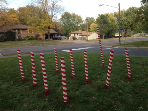 candy cane poles  underway larsons lights