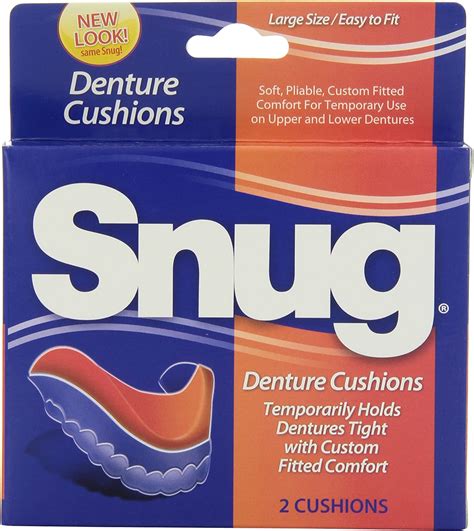 snug denture cushions temporarily holds dentures tight  custom