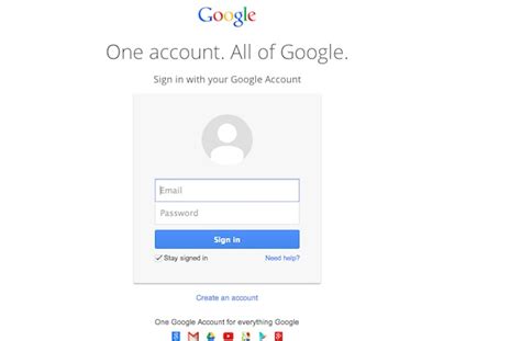 gmail   google services   unified login page technology