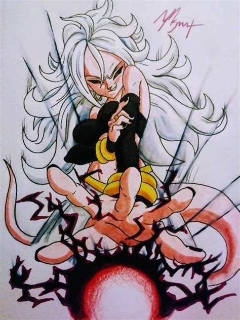 Majin Android 21 By Omegawolf8999 Anime Dragon Ball Super Anime