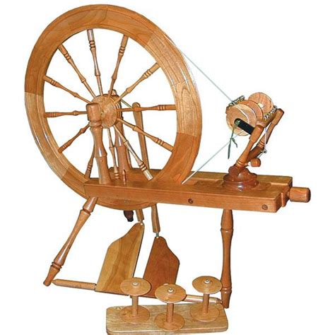 lendrum saxony double drive spinning wheel  woolery