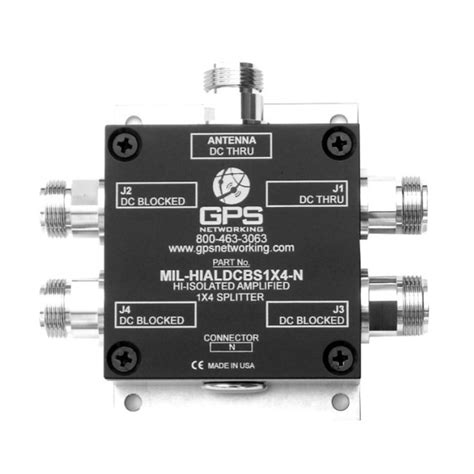 gps networking mil hialdcbsx military qualified gps splitter canal geomatics