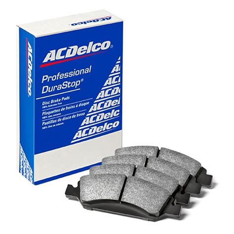 acdelco professional durastop organic disc brake pads