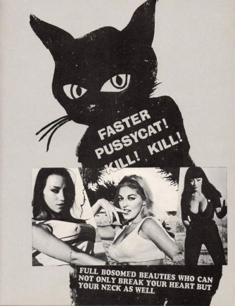 super hot german movie poster and lobby cards for ‘faster pussycat kill kill dangerous minds