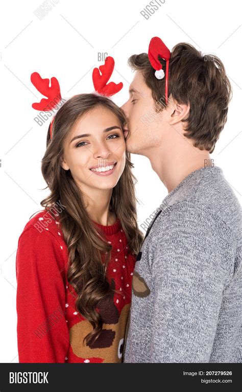 Man Kissing Girlfriend Image And Photo Free Trial Bigstock