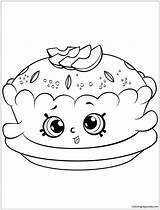 Shopkins Coloring Pages Shopkin Pie Apple Printable Season Drawing Color Print Alice Colouring Dolls Kids Toys Sheets Colorings Food Book sketch template