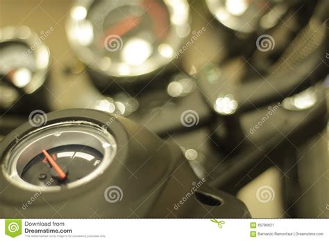 motorcycle instrument panel stock image image  buttons vehicle