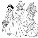 Princesas Princesa Colorear Desenhosparapintar sketch template