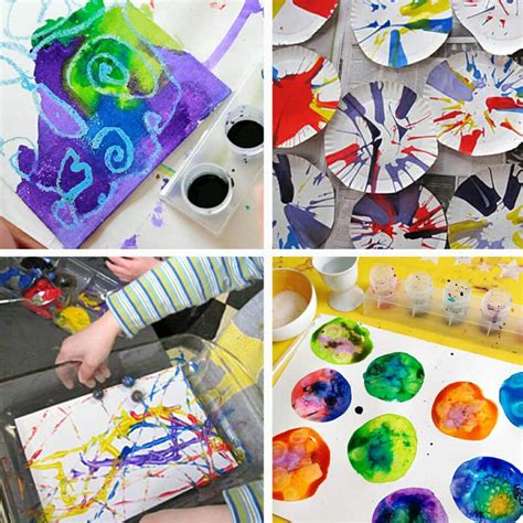 amazing process art painting activities  preschoolers