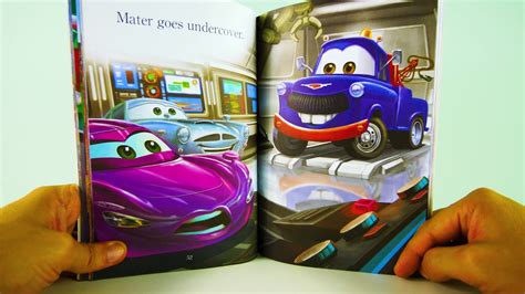 cars read  story book  cars  secret agent mater  read aloud story books  toddlers