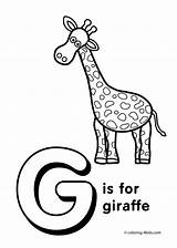 Letter Coloring Alphabet Pages Printable Preschool Words Kids Activities Worksheets Letters Drawing Giraffe 4kids Start Book Printables Sheets Related Bubble sketch template