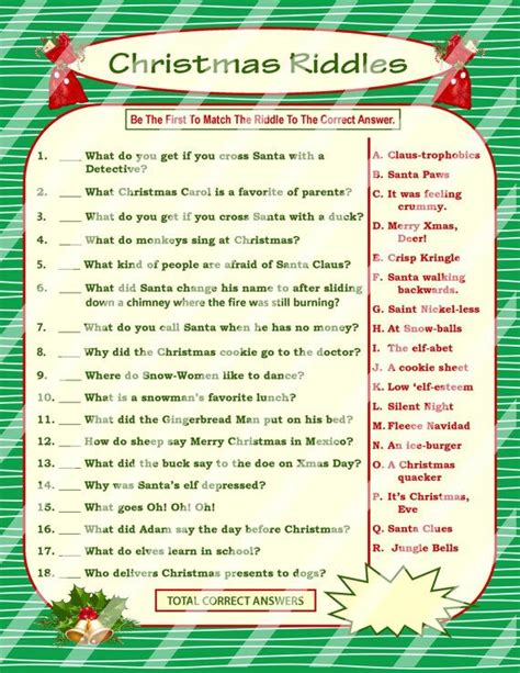 christmas riddle game diy holiday party game printable etsy