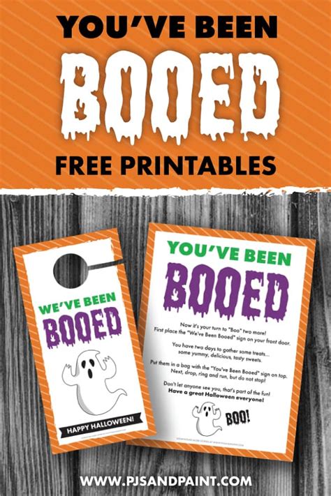 printable youve  booed halloween signs