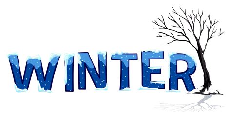 winter font vector art icons  graphics