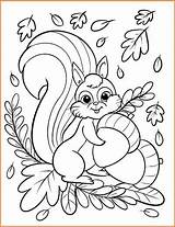 Squirrel Acorn Mombrite sketch template