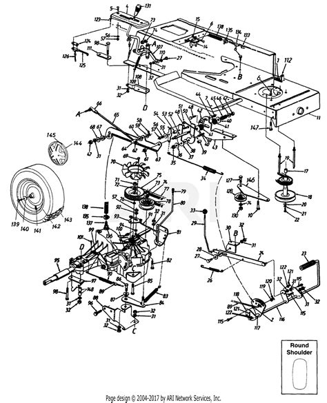 cub cadet ltx  transmission drive belt diagram