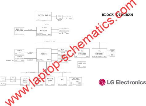 lg laptop motherboard schematic diagram