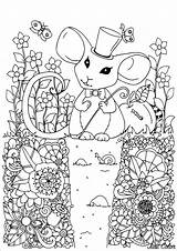 Coloring Mouse Pages Kids Cute Print Adult Children Printable Coloringbay Animals sketch template