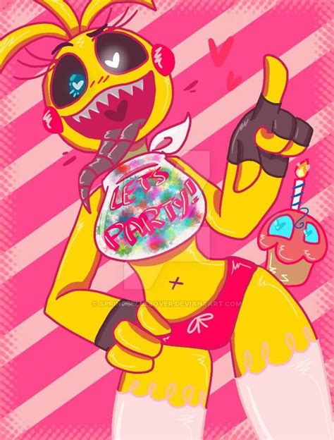 Toy Chica V2 By Springbellebunny On Deviantart Fnaf Wallpapers Anime