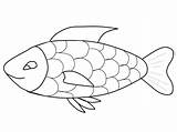 Fish Coloring Pages Carp Ws sketch template