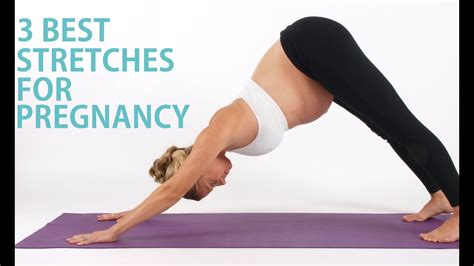 3 best stretches and yoga moves for pregnancy youtube