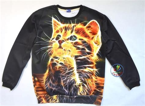 3d sweatshirts sweaters cat design on luulla