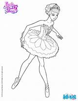 Pages Coloring Ballet Barbie Giselle Character Main Hellokids Ballerina sketch template
