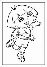 Dora Coloring Pages Diego Printable Kids Sketch Explorer Colouring Color Sheets Drawing Relay Life Friends Getdrawings Paintingvalley Boots Choose Board sketch template