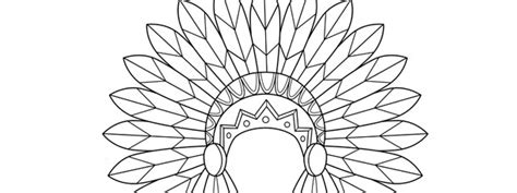 indian headdress printable