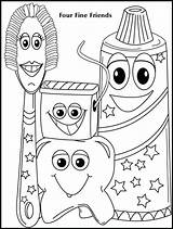 Coloring Pages Health Getcolorings Dental sketch template