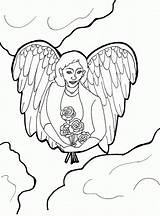 Angel Angels Coloringme sketch template