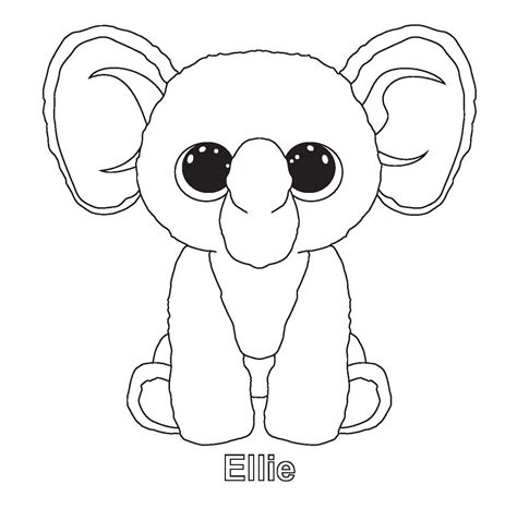 ty beanie babies coloring pages  getcoloringscom  printable