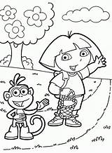 Dora Explorer Coloring Pages Map Library Clipart Sheets Drawing sketch template