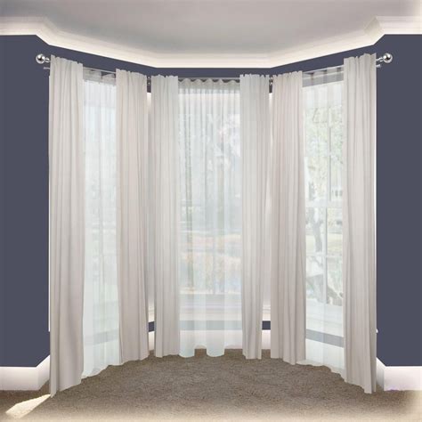 curtain rods  bay windows bed bath   windowcurtain