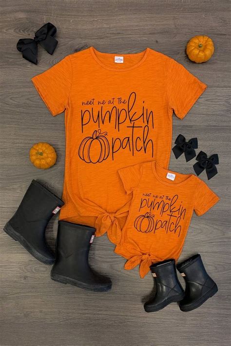 mom and me meet me at the pumpkin patch tie top restocked in 2020