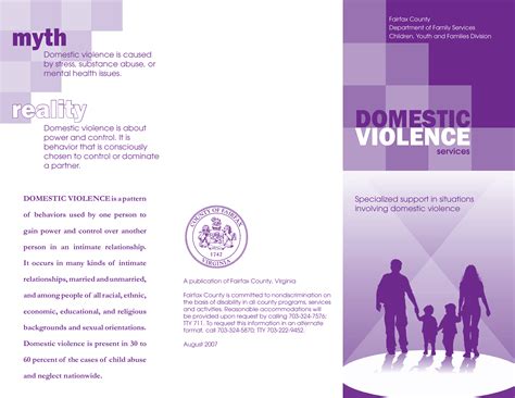 domestic violence service brochure templates  allbusinesstemplatescom