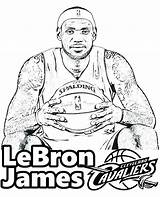 Coloring Basketball Nba Pages Players Team Logos Logo Printable Player Cleveland Color Cavaliers Print Sheets Lebron James Getcolorings Colorings Sheet sketch template