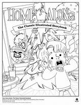 Alone Coloring Storybook Pages Christmas Classic Illustrated Movie Sheets Kids Book Books Story Printable Homealone Kid Education Movies Grades Picturebook sketch template